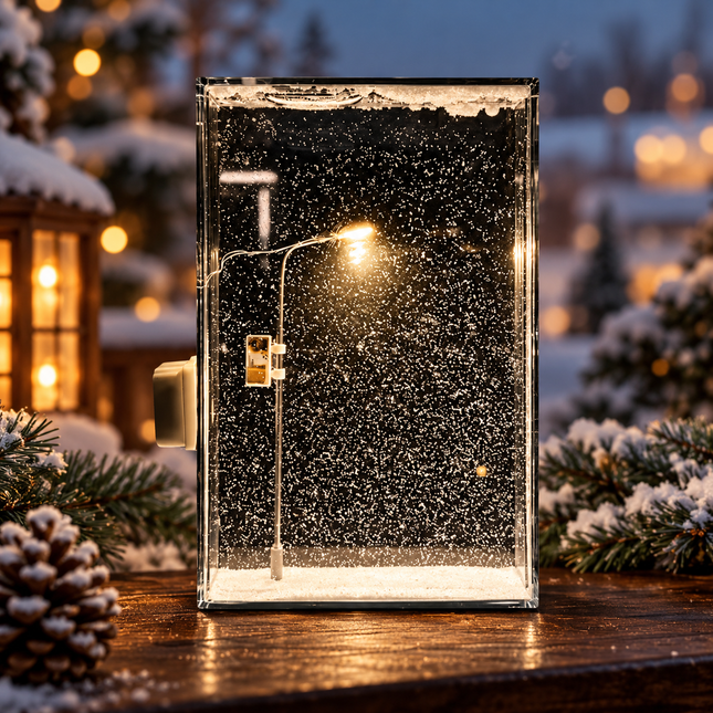 Snow Fall Lamp