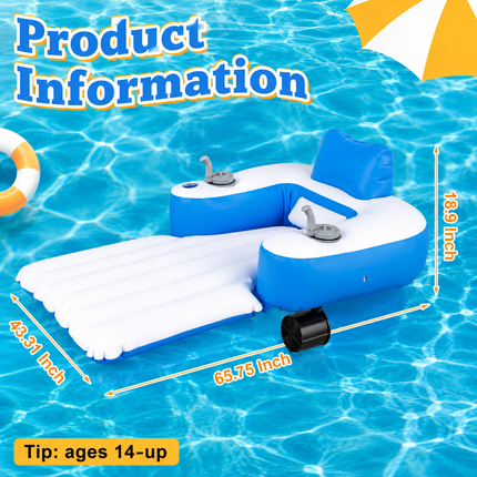 Motorized Pool Float for Adults