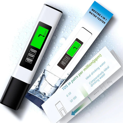 2025 All-New 4 in 1 Tds Meter Digital Water Tester