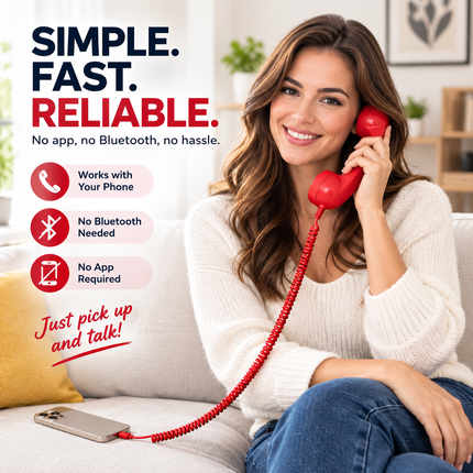 Retro Handset Phone Receiver – Type-C