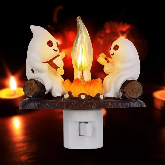 Ghost Campfire Flickering Night Light