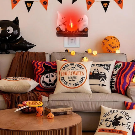 Ghost Campfire Flickering Night Light