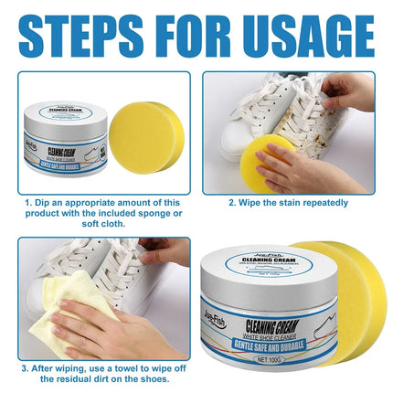 Multi-functional cleaning and stain removal cream