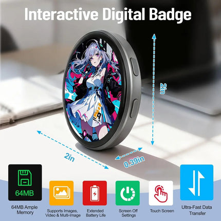 Smart Digital Mood Badge