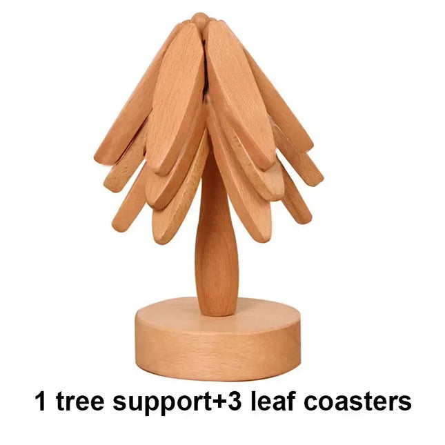 Folding Tree Wooden Trivet