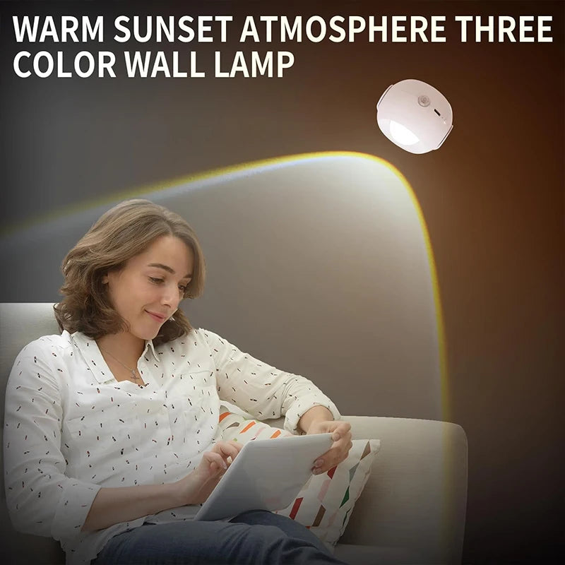 360° Rotation Motion Led Sensor Wall Lamp