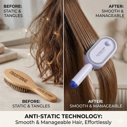 SteamBrush Pro™ – 3-in-1 Scalp Massager & Steam Hair Brush