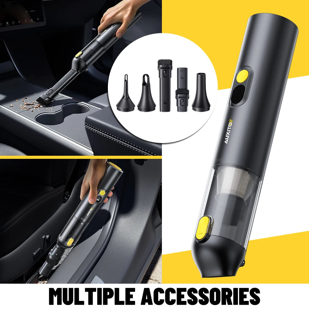 4-in-1 Cordless Car Vacuum Cleaner