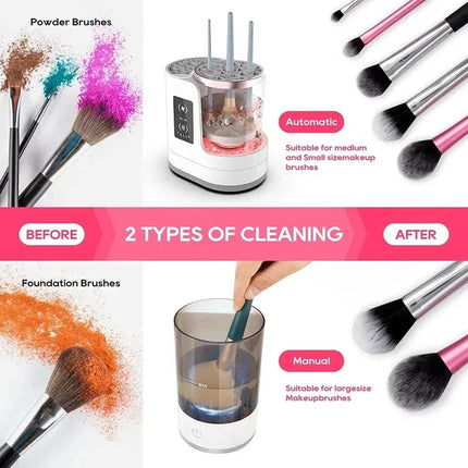 3 IN 1 Electric Makeup Brush Cleaner