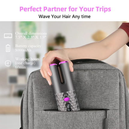 Rotating Auto Hair Curler
