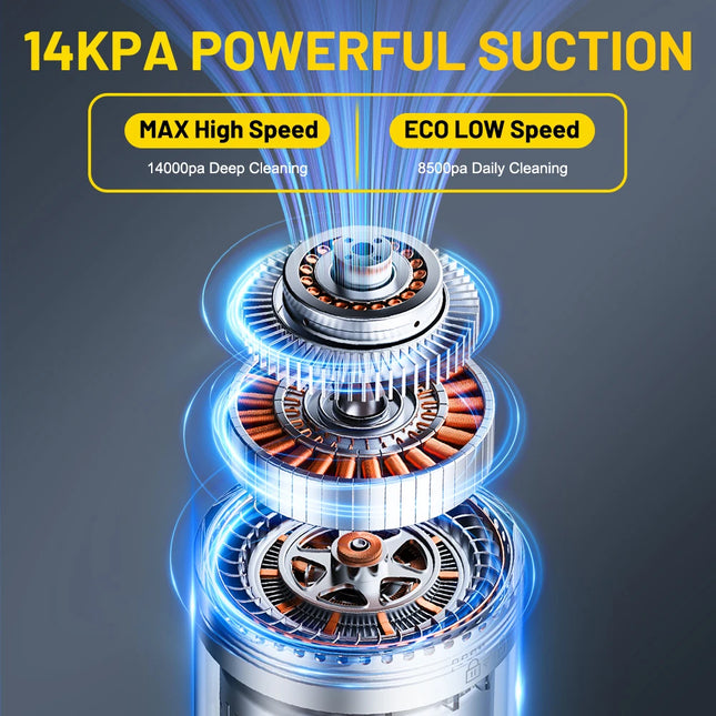 4-in-1 Cordless Car Vacuum Cleaner