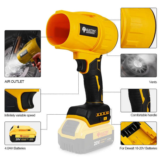 Electric Goddess Cordless Turbo Air Blower