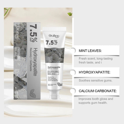Fluoride-Free Hydroxyapatite Toothpaste