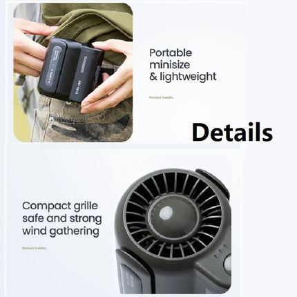 Portable Waist Cooling Fan