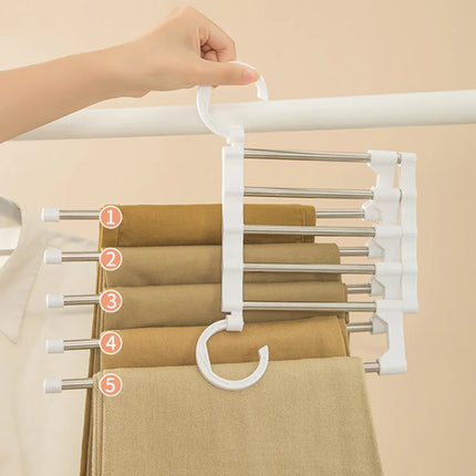 5 In 1 Save Space Pants Hanger