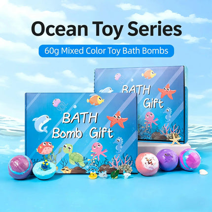 Bath Bombs for Kids with Toys Inside