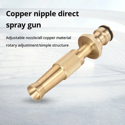 High Pressure Brass Water Hose Nozzle