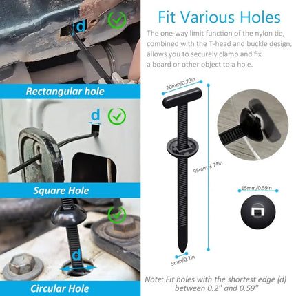 Nylon Universal Cable Tie Buckle