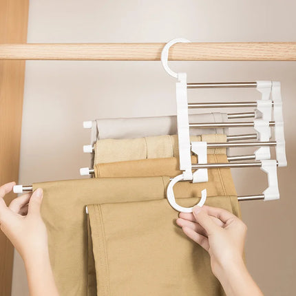 5 In 1 Save Space Pants Hanger