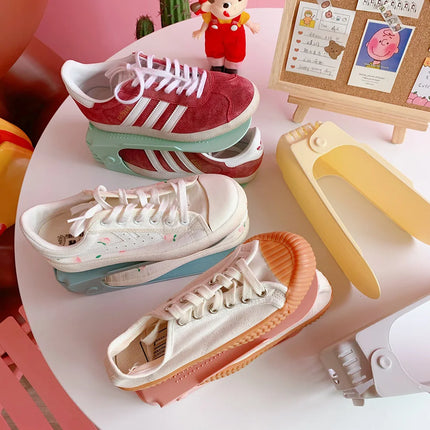 6Pcs Durable Adjustable Shoe Organizer