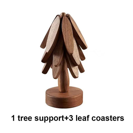 Folding Tree Wooden Trivet