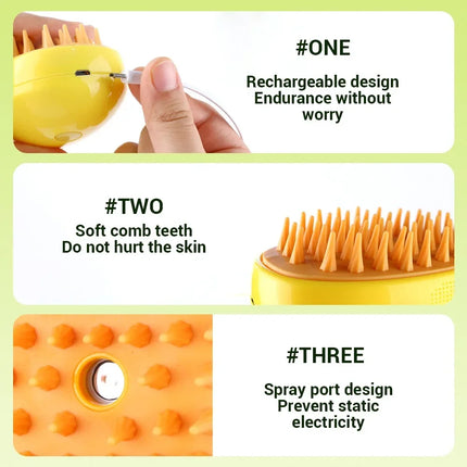 Steamy Brush pet cleaner