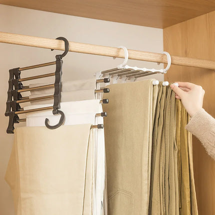 5 In 1 Save Space Pants Hanger