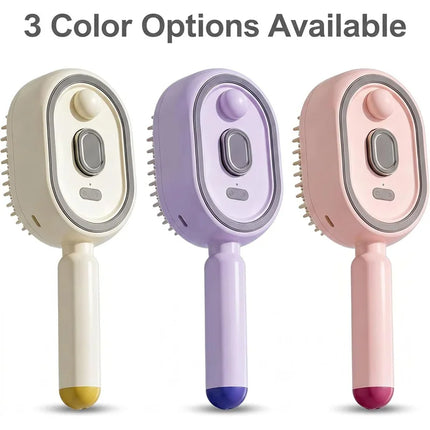 SteamBrush Pro™ – 3-in-1 Scalp Massager & Steam Hair Brush