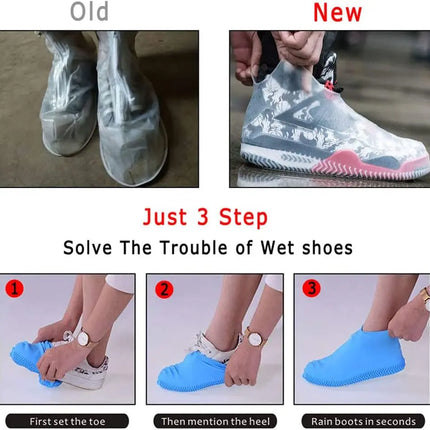 Waterproof Silicone Shoe Cover (1 Pair)