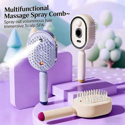 SteamBrush Pro™ – 3-in-1 Scalp Massager & Steam Hair Brush