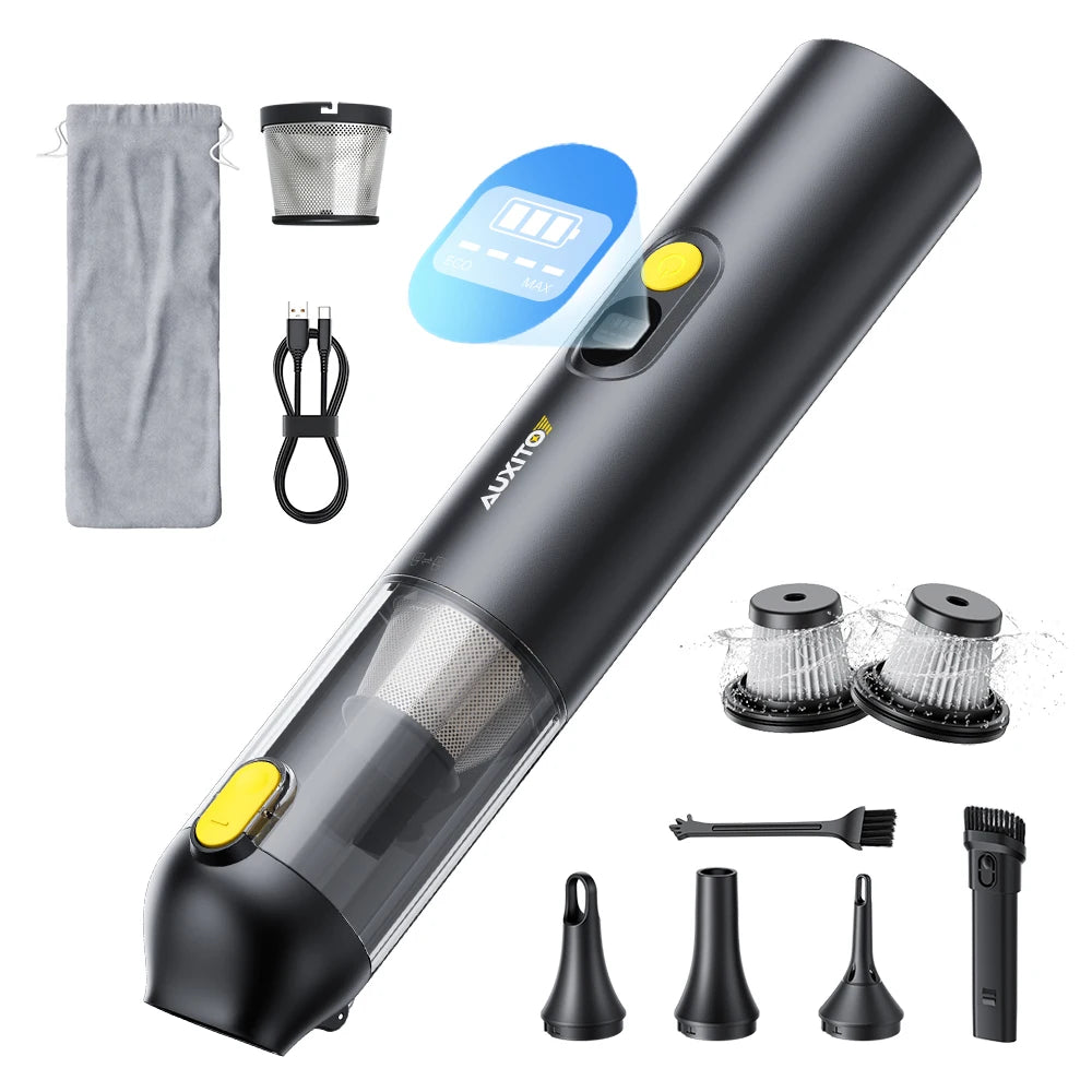 4-in-1 Cordless Car Vacuum Cleaner