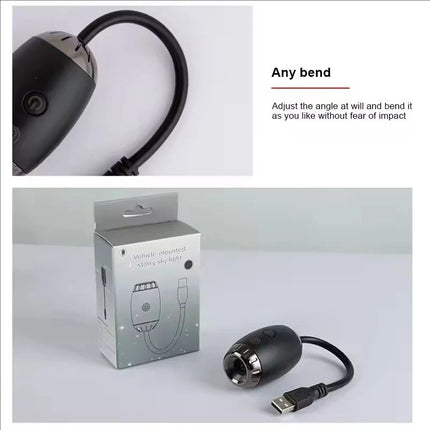Galaxy Star Projector USB Light – Car & Room Ambient Lamp