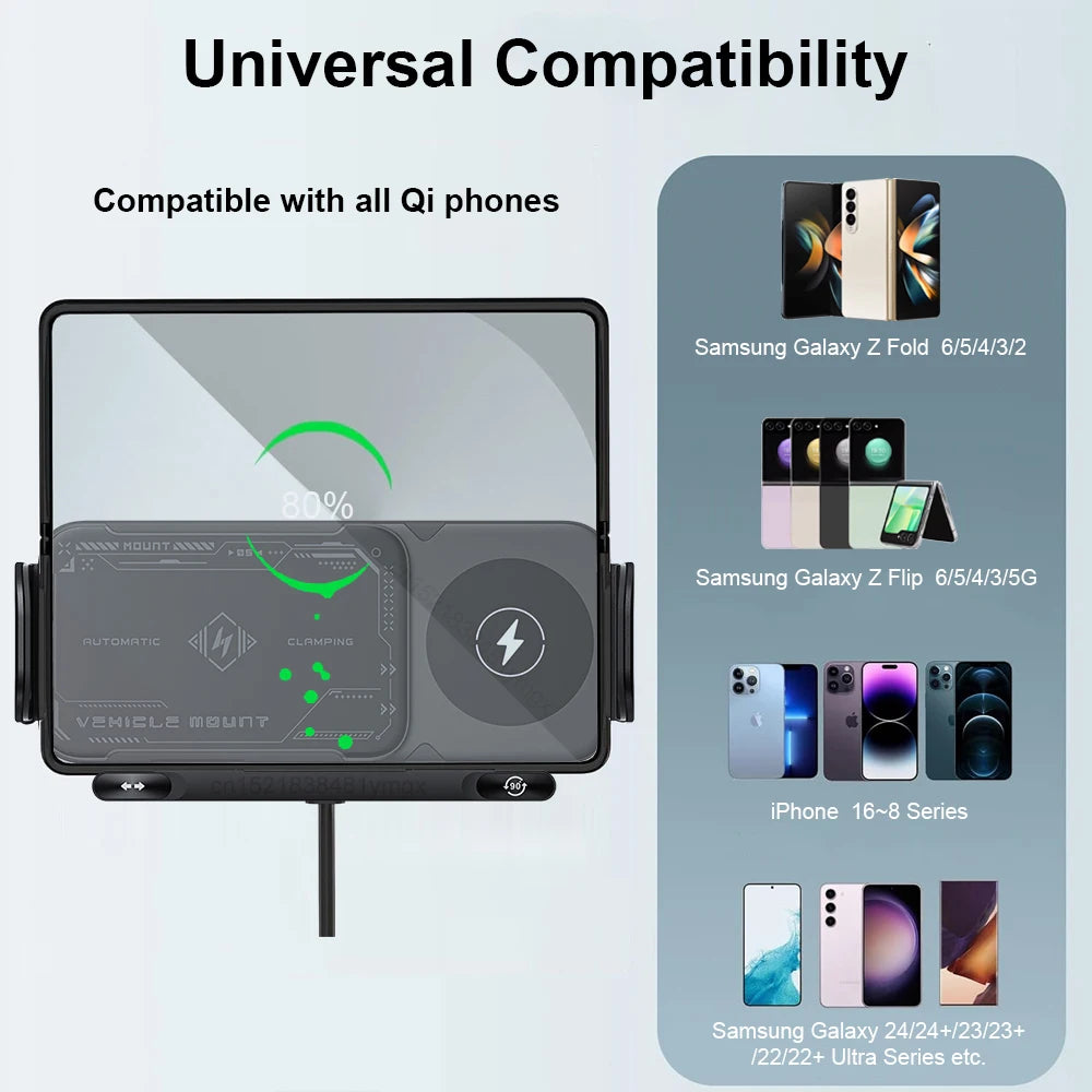 2 in 1 Auto Rotating Phone Holder
