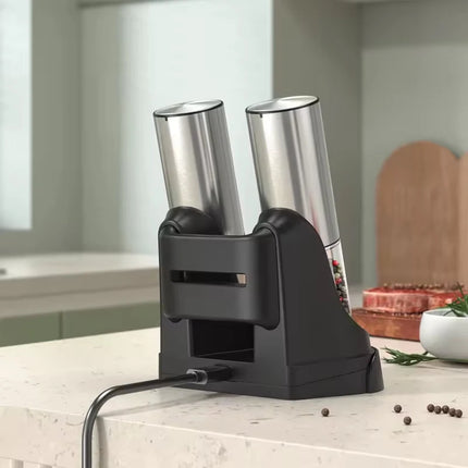 AuraGrind™ Electric Salt & Pepper Grinder Set