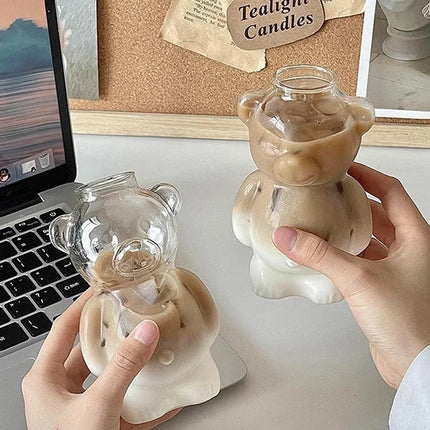 Cute Bear Glass Cup