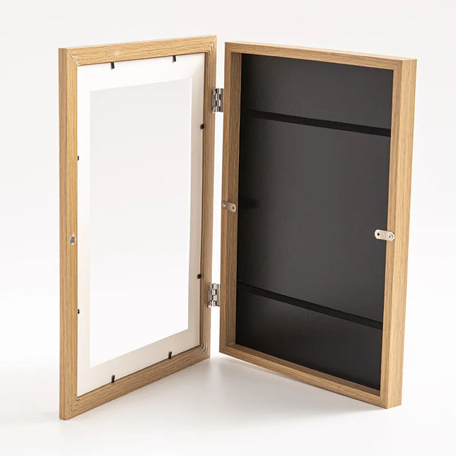Magnetic Wooden Kids Easy Open Art Frame
