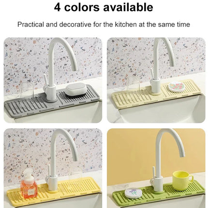 Sink Faucet Drip Catcher Mat