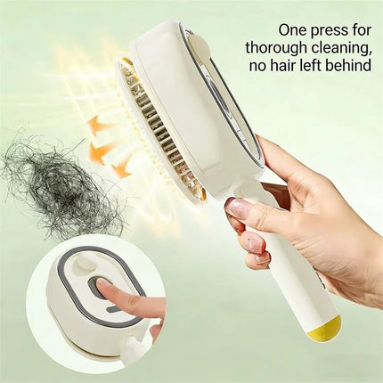 SteamBrush Pro™ – 3-in-1 Scalp Massager & Steam Hair Brush