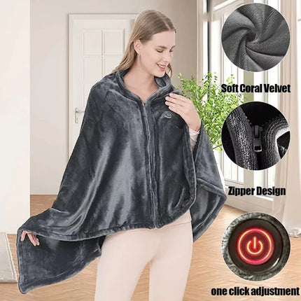 Wearable Heating Electric Blanket Shawl