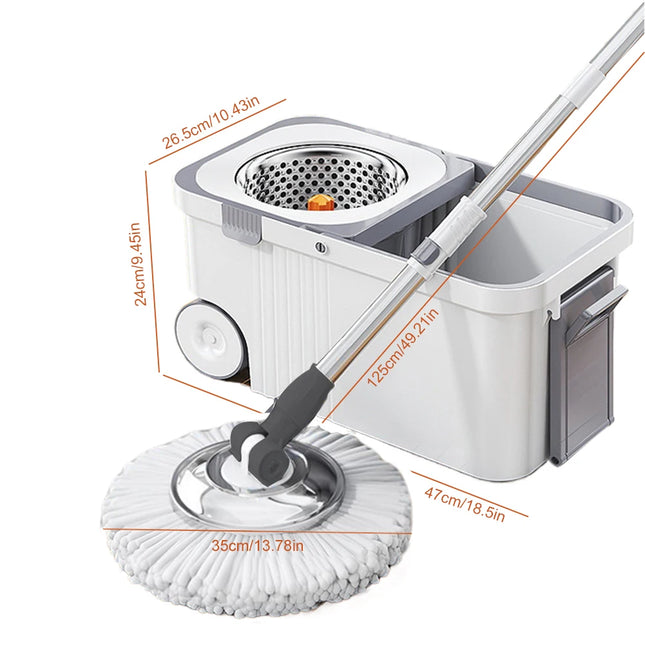 Premium Spin Mop & Bucket Set