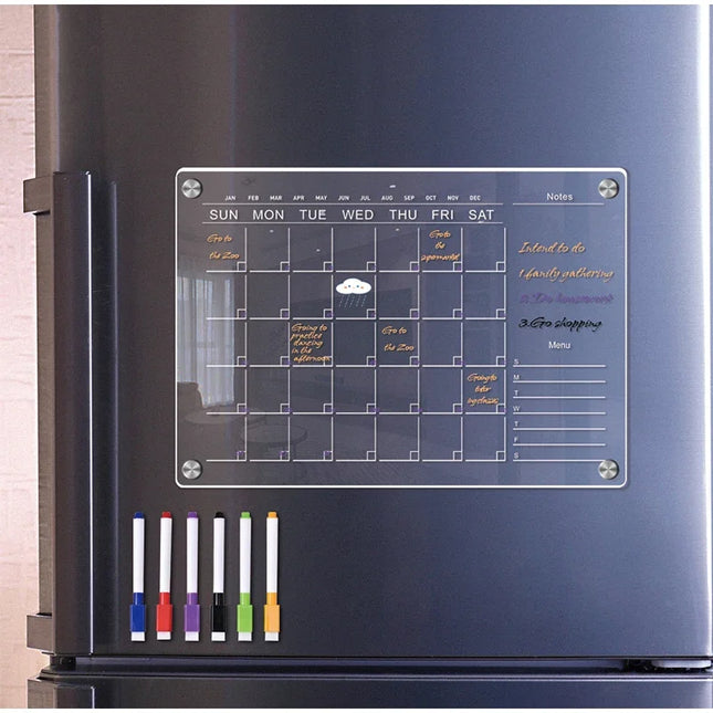 Magnetic Fridge Calendar