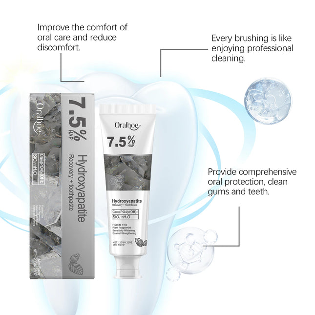 Fluoride-Free Hydroxyapatite Toothpaste
