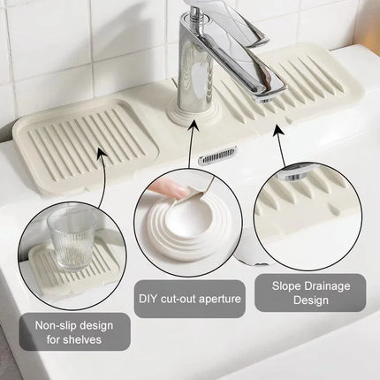 Sink Faucet Drip Catcher Mat