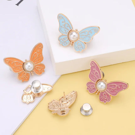 1Pcs butterfly Waist Tight Button