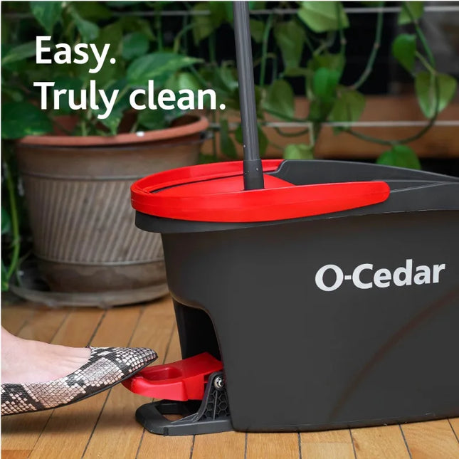 EasyWring Microfiber Spin Mop and Bucket Cleaning System