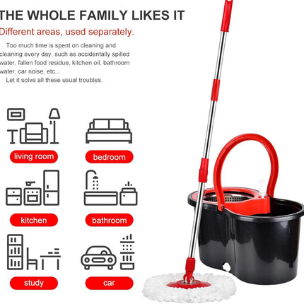 360° Spin Mop Bucket Set