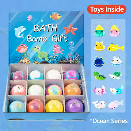 Bath Bombs for Kids with Toys Inside