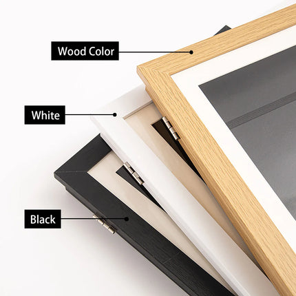 Magnetic Wooden Kids Easy Open Art Frame