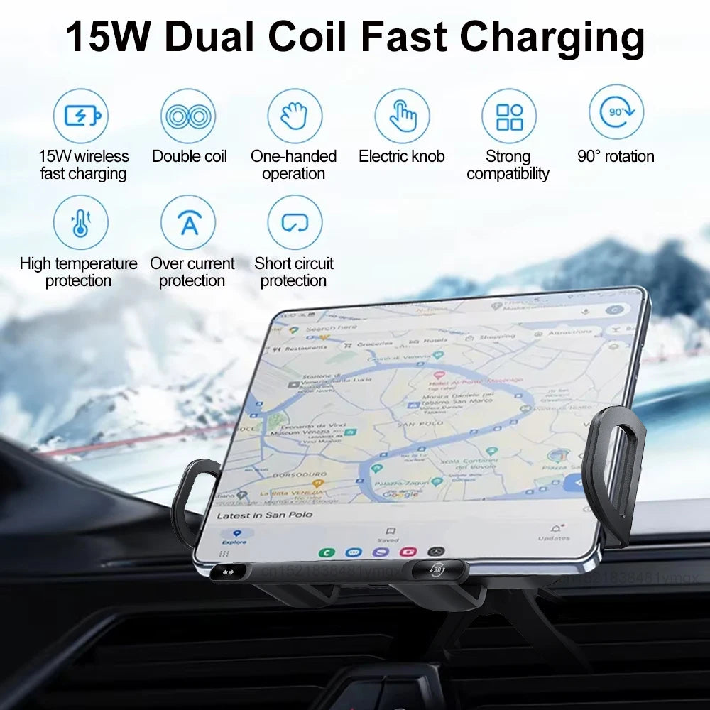 2 in 1 Auto Rotating Phone Holder