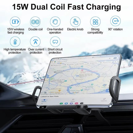 2 in 1 Auto Rotating Phone Holder